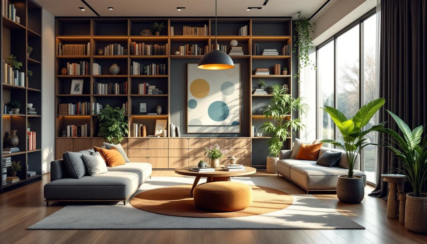 Optimisation de l'espace : Concevoir une bibliothèque fonctionnelle et élégante