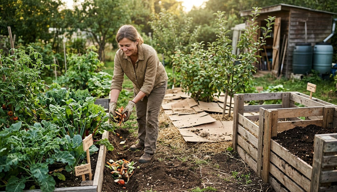 Techniques innovantes pour réduire les déchets dans le jardin